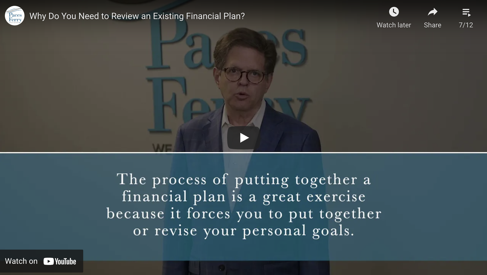 Why Do You Need to Review an Existing Financial Plan?